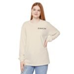 Avonem Women Garment-dyed Long Sleeve T-Shirt