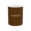 Avonem Brown Ceramic Mug, (11oz, 15oz)