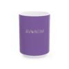 Avonem Purple Ceramic Mug, (11oz, 15oz)