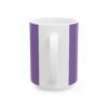 Avonem Purple Ceramic Mug, (11oz, 15oz)