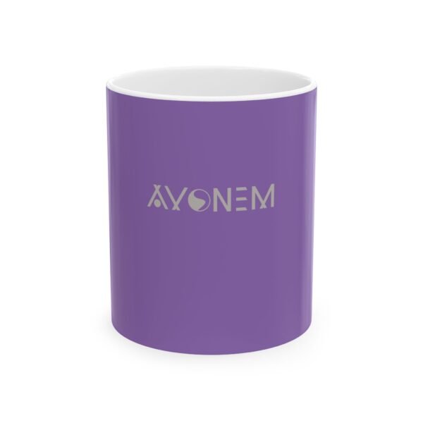 Avonem Purple Ceramic Mug, (11oz, 15oz)