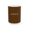 Avonem Brown Ceramic Mug, (11oz, 15oz)