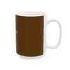 Avonem Brown Ceramic Mug, (11oz, 15oz)