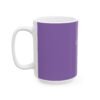 Avonem Purple Ceramic Mug, (11oz, 15oz)